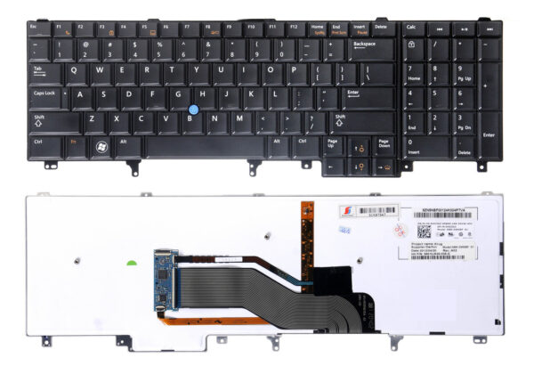 Bàn phím laptop Dell Latitude E6520 E6530 E6540 E5520 E5530 – E6520 RENEW (ĐÈN, BH 6TH)