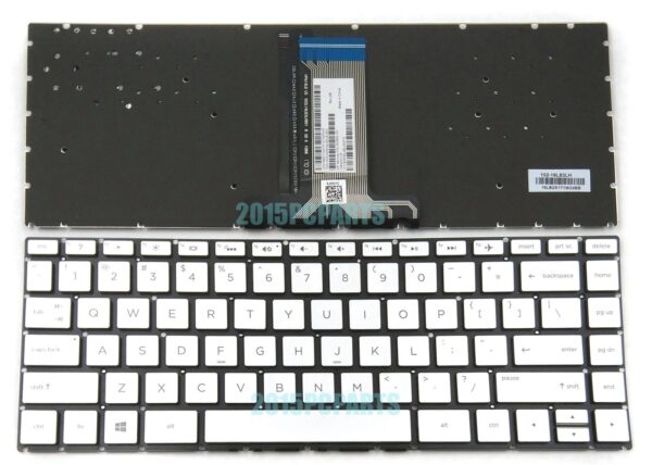 Bàn phím laptop HP 14-ba000, 14-bf000, 14-bk000, 14-bs000, 14-bw000, 14-cd000 – 14-BS000 BẠC (ĐÈN)