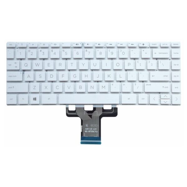 Bàn phím laptop HP 14-ce000, 14-cf000, 14s-cf000, 14-cr000, 14s-cr000, 14-ck000, 14-cm000, 14-da000, 14-df000, 14s-df000, 14-dh000, 14-dk000, 14s-dk000, 14-ma000, 14-dg000, 340s G7 – 14-da000 TRẮNG