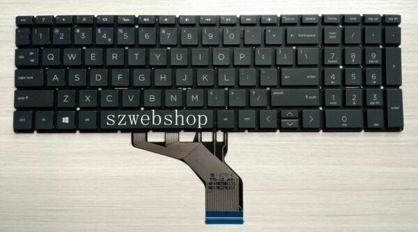 Bàn phím laptop HP 15-da000, 15-db000, 15-cs000, 15-dk000, 15-dr000, 15-dw000, 15-du000, 15s-du000, 15-dy000, 15s-dy000, 15s-eq000, 15-ef000, 15-gw000, 17-ca000, 17-by000, HP 250 G7, 255 G7 – 15-DA000