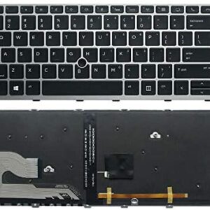Bàn phím laptop Hp Elitebook 740 G5, 740 G6, 745 G5, 745 G6, 840 G5, 840 G6, 845 G5, 845 G6, 846 G5 G6, ZBook 14u G5, Zbook 14u G6 (Có ĐÈN, CHUỘT)