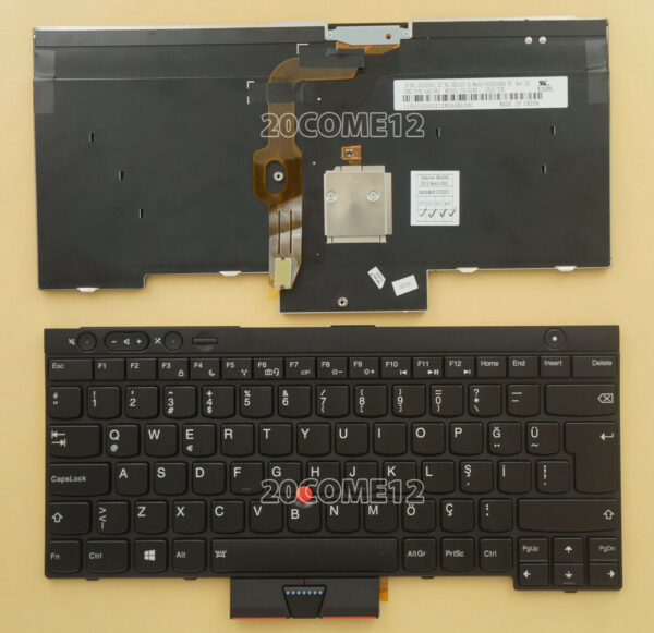 Bàn phím laptop Lenovo ThinkPad T430 T430s X230 T530 W530 L430 L530 – T430 (ĐÈN,BH 6TH)