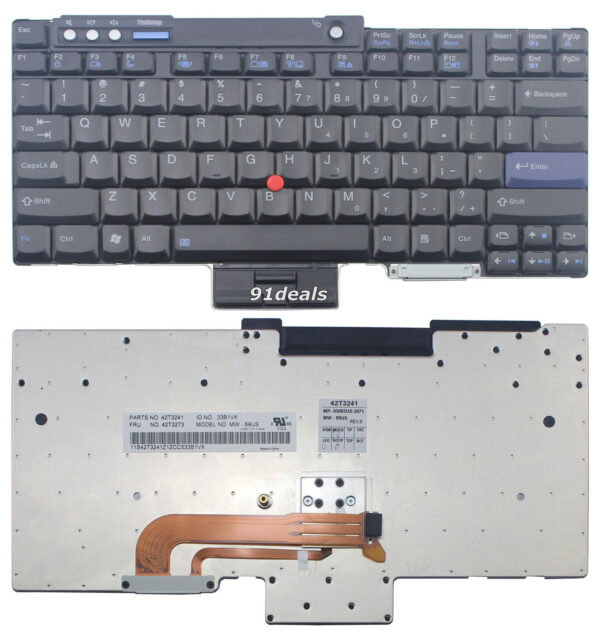 Bàn phím laptop Lenovo ThinkPad T60 T61 Z60T Z61 T400 R60 R61 W500 R400 R500 T500 W700 – T60 (BH 6TH)