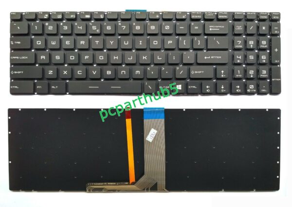 Bàn Phím Laptop Msi Steelseries Cx62 Cx72 Ge62 Ge72 Gs60 Gs70 Gv62 Gt62 Gt72 Gl62 Gl72 Ws60 Gp63 Gp73 Gf62 Gf72 – Ge62 (đèn,bh 6th)