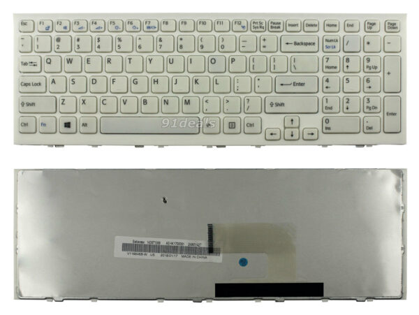 Bàn phím laptop Sony VPCEH – EH TRẮNG