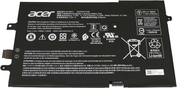 Pin laptop Acer Swift 7 (2019) SF714-52T SF714-52T-71JW SF714-52T-74AT Series, AP18D7J (ZIN) – 3 CELL