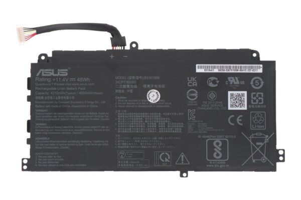 Pin laptop Asus ExpertBook P2 P2451 P2451FA P2451FB Series, B31N1909 (ZIN) – 3 CELL