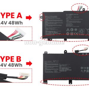 Pin laptop Asus Gaming TUF FX504 FX505 FX506 FX80 FX86 TUF565 TUF554, TUF 15 FA506, TUF 17 FA706, ROG Strix G15 G512 G512LI G531 G531G, B31N1726 cáp ngang dài (ZIN) – 3 CELL