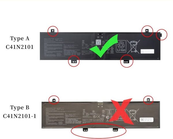Pin laptop Asus ROG Zephyrus G14 GA402 GA402R GA402N, Asus TUF Dash F15 FX517 FX517ZC FX517ZE, Asus Zenbook Pro 14 UM6702 UX8402 15X K6501 M6501 C41N2101 (TYPE A) (ZIN) – 4 CELL