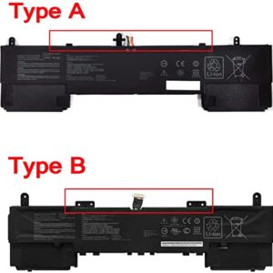 Pin laptop Asus Zenbook Flip 15 UX562 UX562F, Asus Q546 Q546F, C42N1839 (TYPE B) (ZIN) – 4 CELL *HAI PÁT ỐC NGANG*
