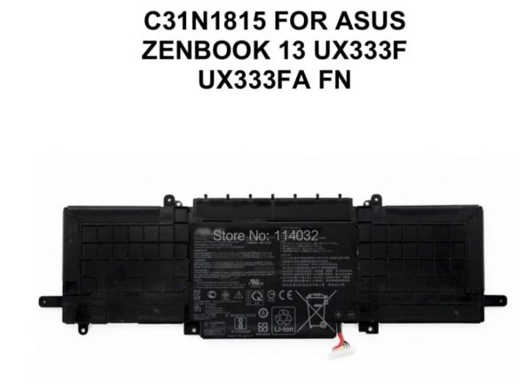 Pin laptop Asus Zenbook UX333 UX333F UX333FN UX333FA UX333FN, C31N1815 (ZIN) – 3 CELL