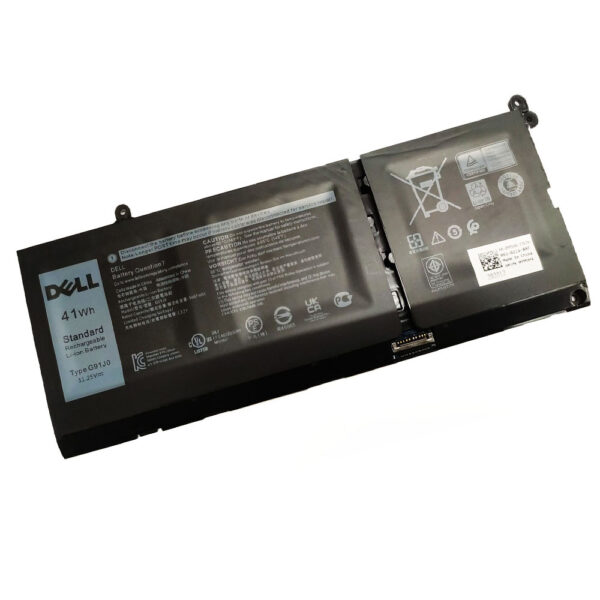 Pin laptop Dell Latitude 3320 3420 3520, Vostro 3510 3511 3515 5310 5410 5415 5510 5515, Inspiron 5418 5518 7415, G91J0 41WH (ZIN) – 3 CELL *KO CẤN HDD*