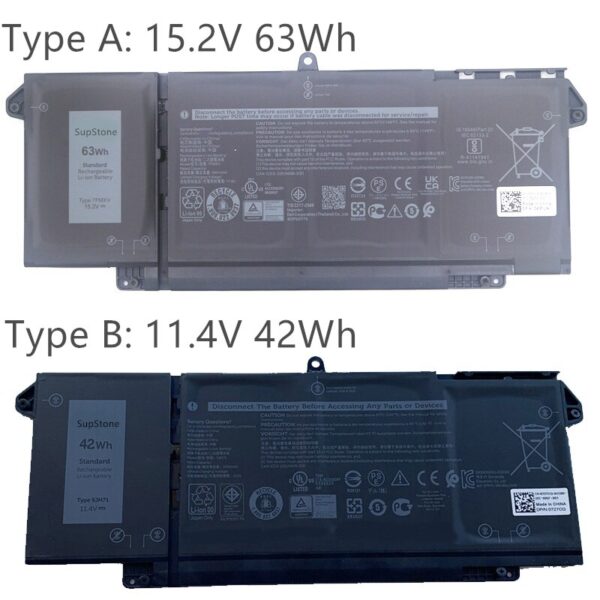 Pin laptop Dell Latitude 5320 7320 7420 7520, 9JM71 42WH (ZIN) – 4 CELL