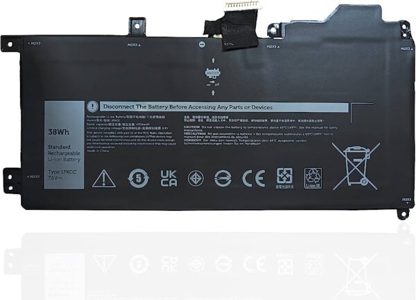 Pin laptop Dell Latitude 7200 7210 (2-IN-1), 1FKCC KWWW4 9NTKM (ZIN) – 2 CELL