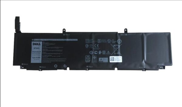 Pin laptop Dell XPS 17 9700 9710 9720 9730, Precision 5750 5760 5770, XG4K6 5XJ6R (56Wh dùng chung) 97WH (ZIN) – 6 CELL
