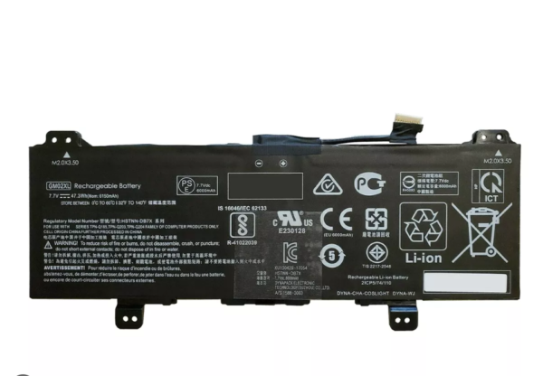 Pin laptop Hp Chromebook X360 11 11A G1 G3 EE, Chromebook X360 11-ae000, Chromebook 11 11A G6 G7 G8 EE, Chromebook 11A G6 G7 G8 EE, Chromebook 14 G5 G6, Chromebook 14-ca000, Chromebook 14a-na000, Chromebook 14at-na000, GB02XL GH02XL GM02XL (ZIN) – 2 CELL