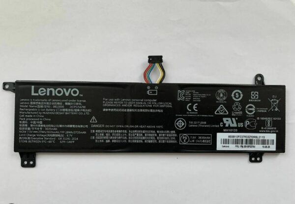 Pin laptop Lenovo IdeaPad 120S-11 120S-11IAP 0813006, 5B10P18554, 5B10P23790, 5B10P23836 (ZIN) – 2 CELL *HÌNH CHỮ NHẬT*