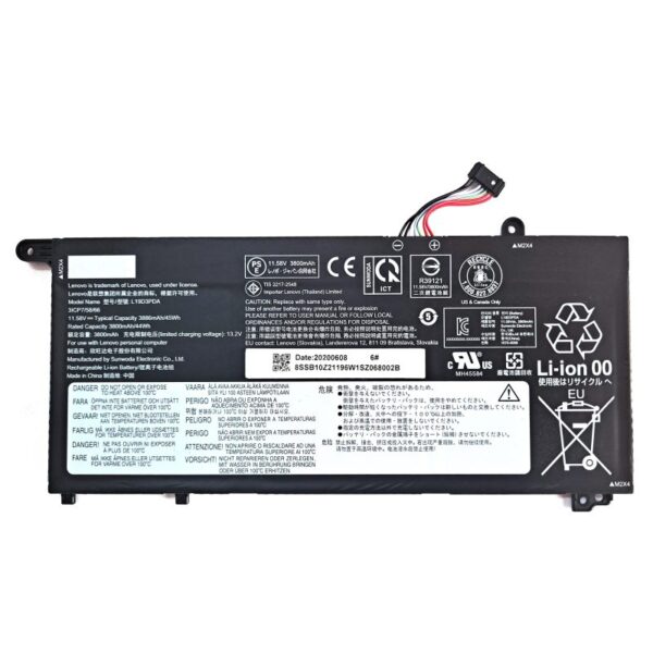Pin laptop Lenovo Thinkbook 14 G2, Thinkbook 14 G3, Thinkbook 14 G4, Thinkbook 15 G2, Thinkbook 15 G3, Thinkbook 15 G4, L19L3PDA L19C3PDA L19M3PDA L19D3PDA (ZIN) – 3 CELL