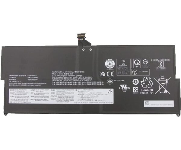 Pin laptop Lenovo ThinkPad X12 Detachable 1st Gen (2021), Lenovo ThinkPad X12 Gen 1 (2021), L19C4PG3 L19M4PG3 L19M4PG4 L19C4PG4 (ZIN) – 4 CELL