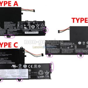 Pin laptop Lenovo Yoga 520-14ISK, 520-14IKB, Flex 5 1470, Flex 5 1570, IdeaPad 14-81CW, L15C2PB1 L15L2PB1 L15M2PB1 =5 LỖ ỐC= (TYPE A) (ZIN) – 3 CELL