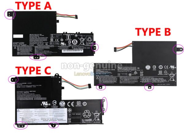 Pin laptop Lenovo Yoga 520-14ISK, 520-14IKB, Flex 5 1470, Flex 5 1570, IdeaPad 14-81CW, L15C2PB1 L15L2PB1 L15M2PB1 =5 LỖ ỐC= (TYPE A) (ZIN) – 3 CELL