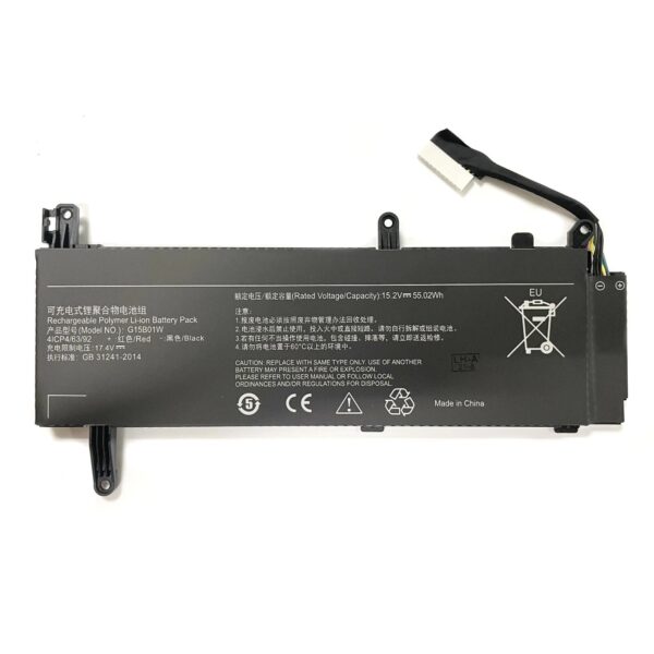 Pin Xiaomi Gaming Laptop 15.6″ – G15B01W (4 cell, Zin linh kiện) – dùng cho TM1705, TM18101