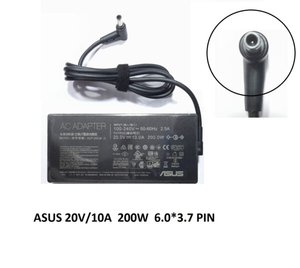 Sạc Asus 20v-10a (Slim, Kim To) – Zin
