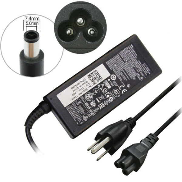 Sạc laptop Dell 19.5V-3.34A (Đầu kim) – ZIN