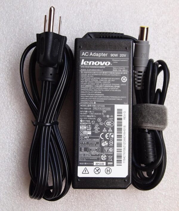 Sạc Laptop Lenovo 20v-4.5a (Kim) – Oem