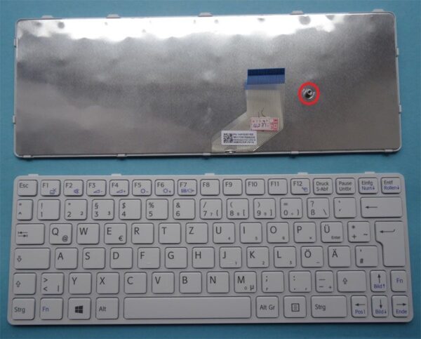 Bàn phím laptop Sony Vaio SVE11 TRẮNG
