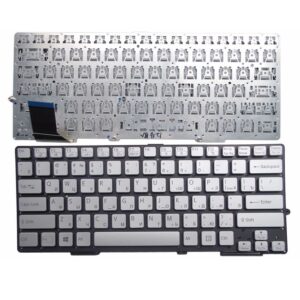 Bàn phím laptop Sony SVE13 SVE 14 SVE14 CÓ 2 CHÂN ỐC – SVE 13 BẠC