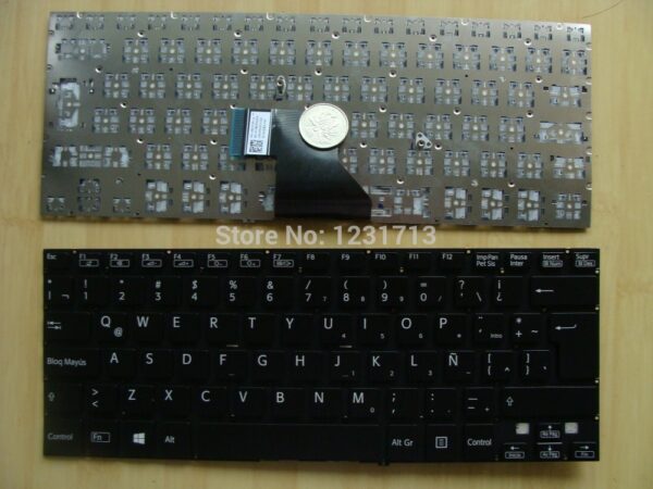 Bàn phím laptop Sony Vaio SVF14E, SVF142, SVF143 – SVF14A SVF142 ĐEN