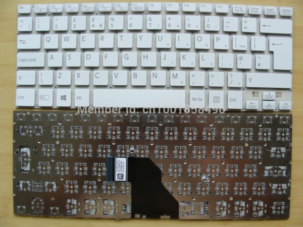 Bàn phím laptop Sony Vaio SVF14E, SVF142, SVF143 – SVF14A SVF142 TRẮNG
